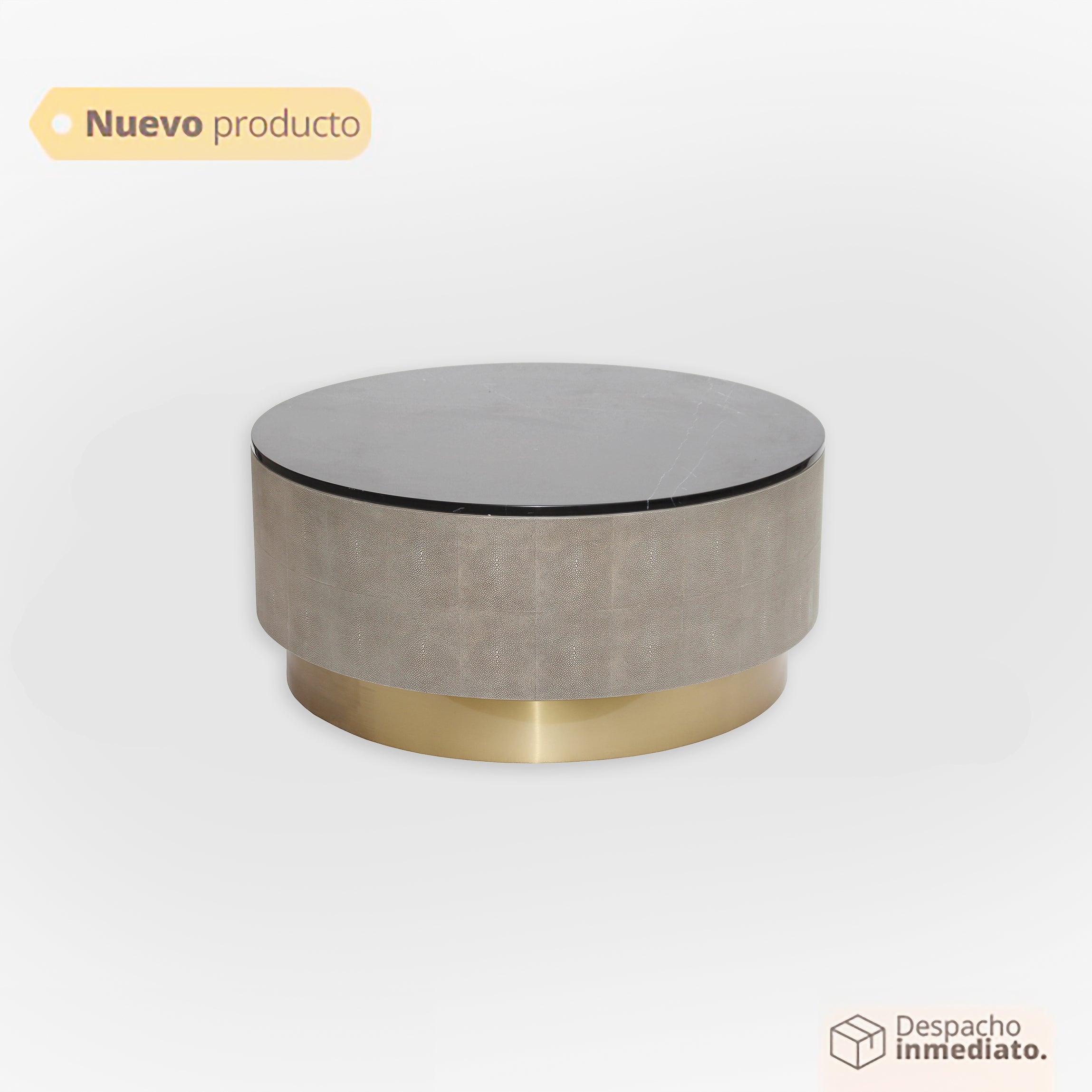 Mesa Centro Round Shagreen