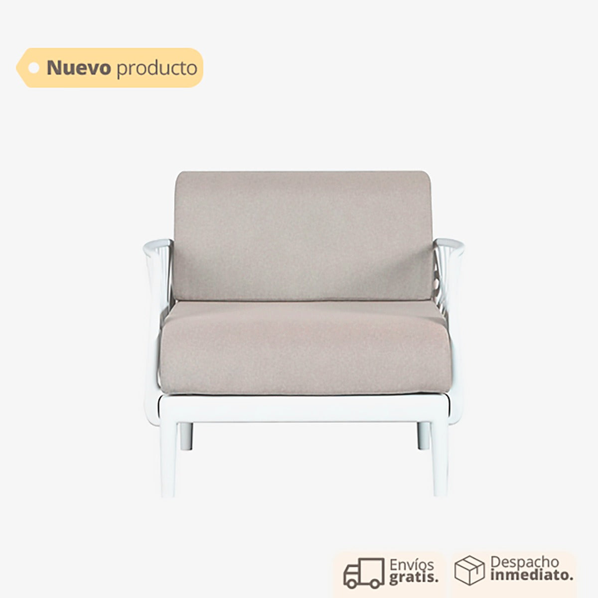Silla Exterior Arville Peanut