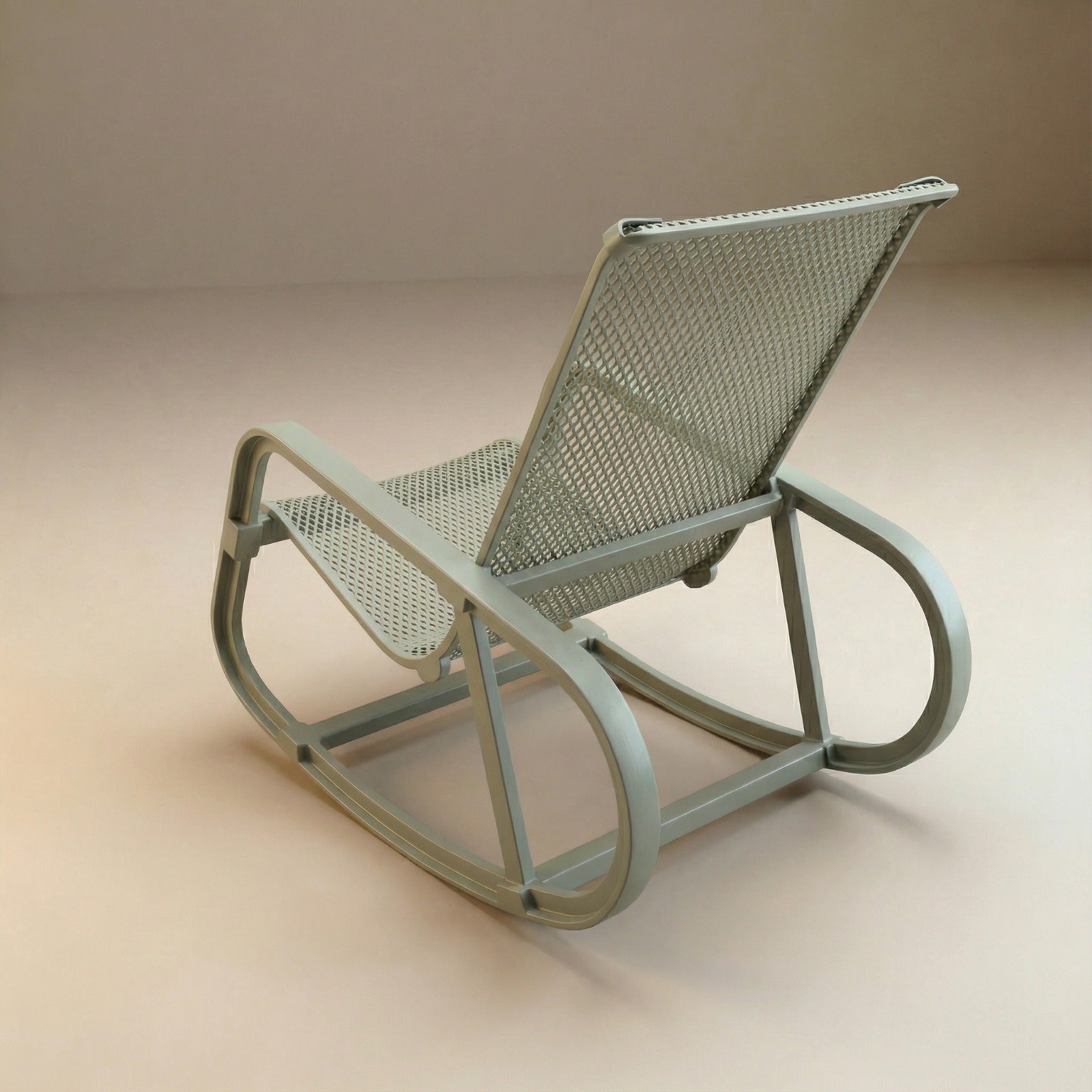 Silla Exterior Mecedora Santino Verde