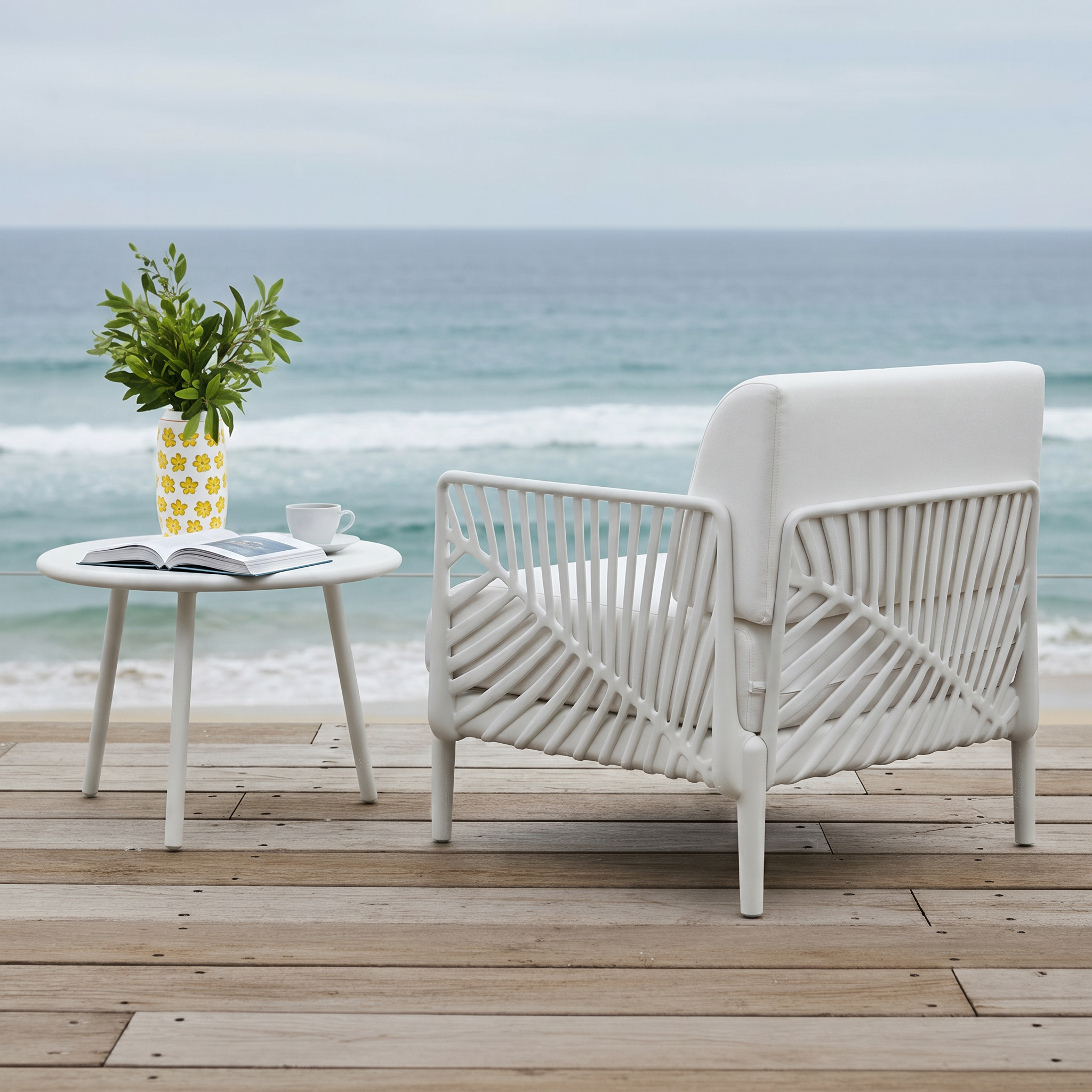 Silla Exterior Arville Ivory