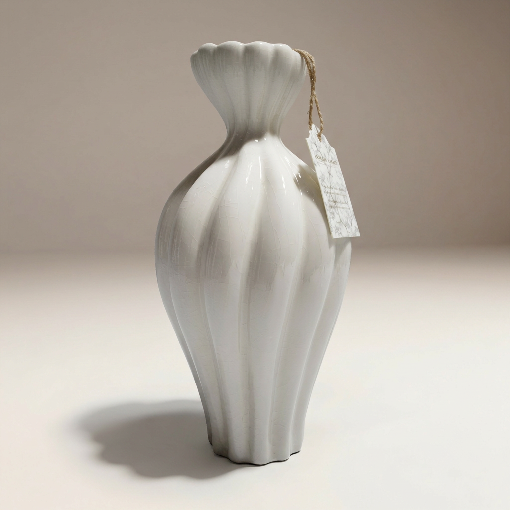 White Soft Vase