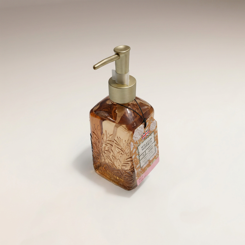 Dispensador de Jabón de Vidrio Rose
