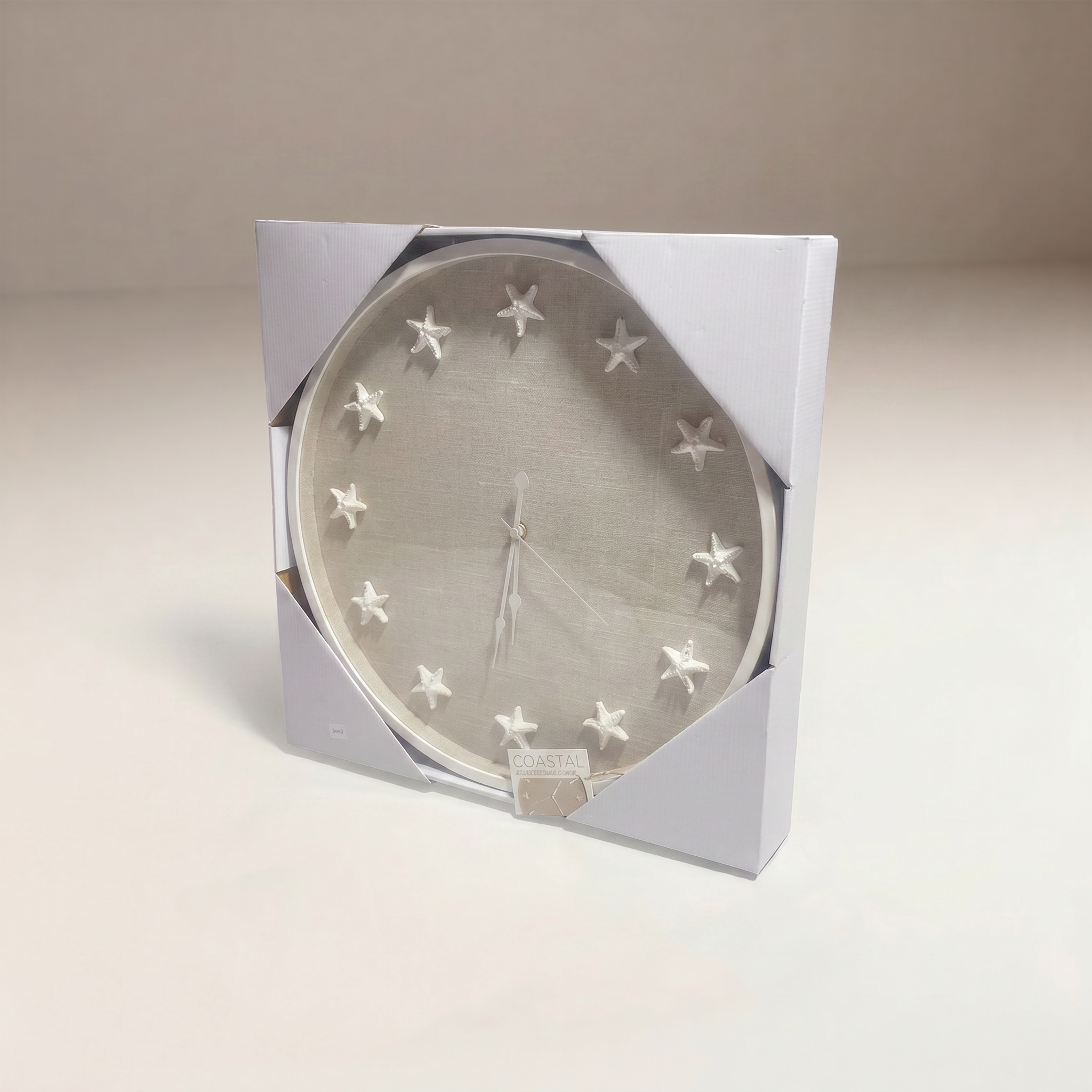 Reloj White Star Decor Clock!