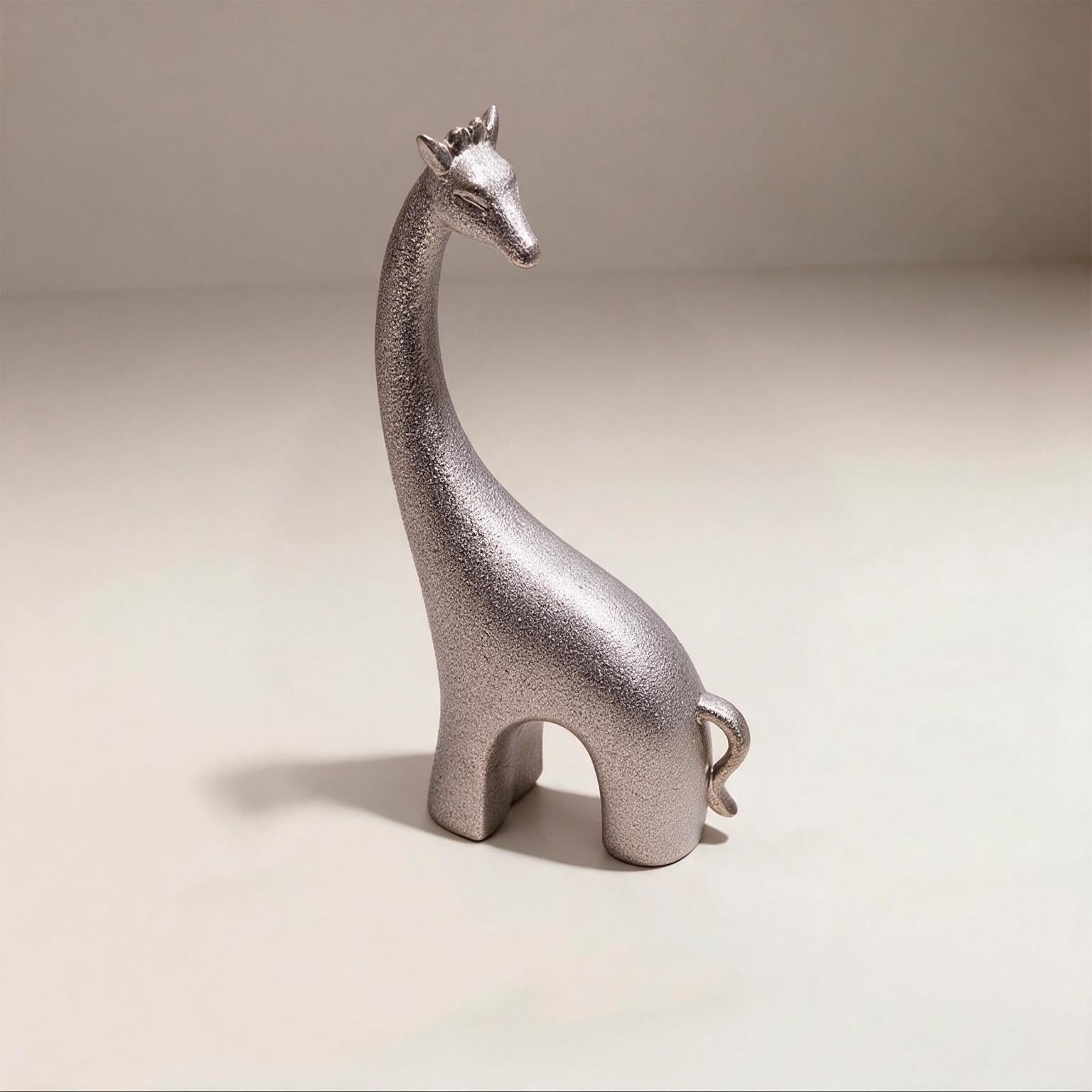 Escultura Golden Giraffe