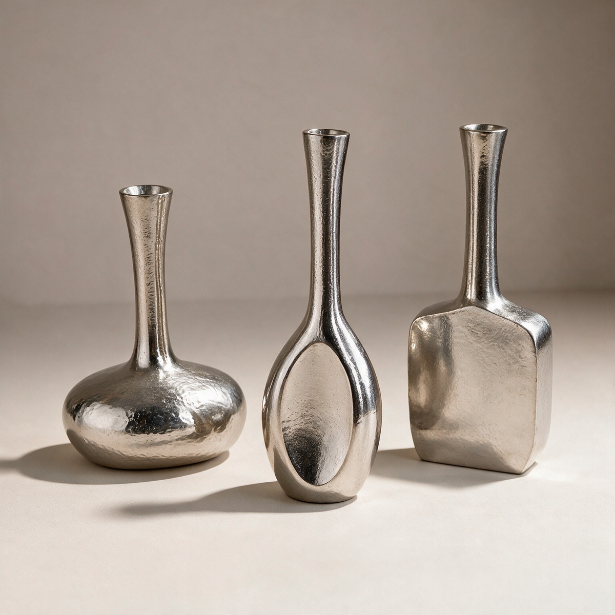 SALE - Jarrón Silverton Set x3