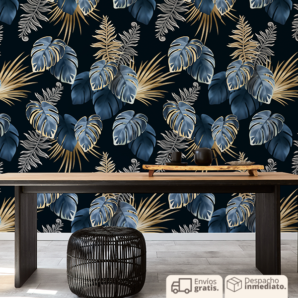 PAPEL COLGADURA PERSONALIZADO TROPICAL BLUE