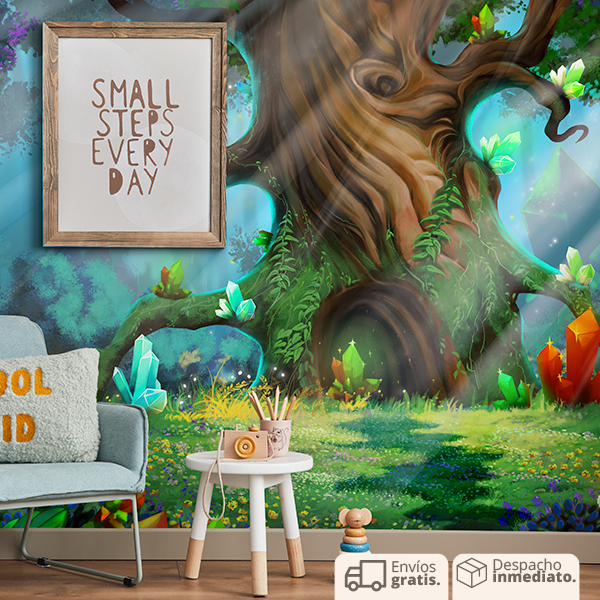 PAPEL COLGADURA PERSONALIZADO ENCHANTED FORREST