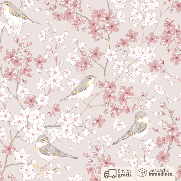 PAPEL COLGADURA PERSONALIZADO BIRD