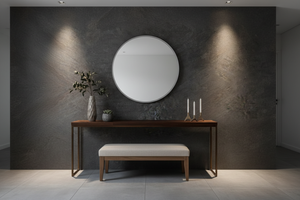 Render entrada con Pared Piedra 2901