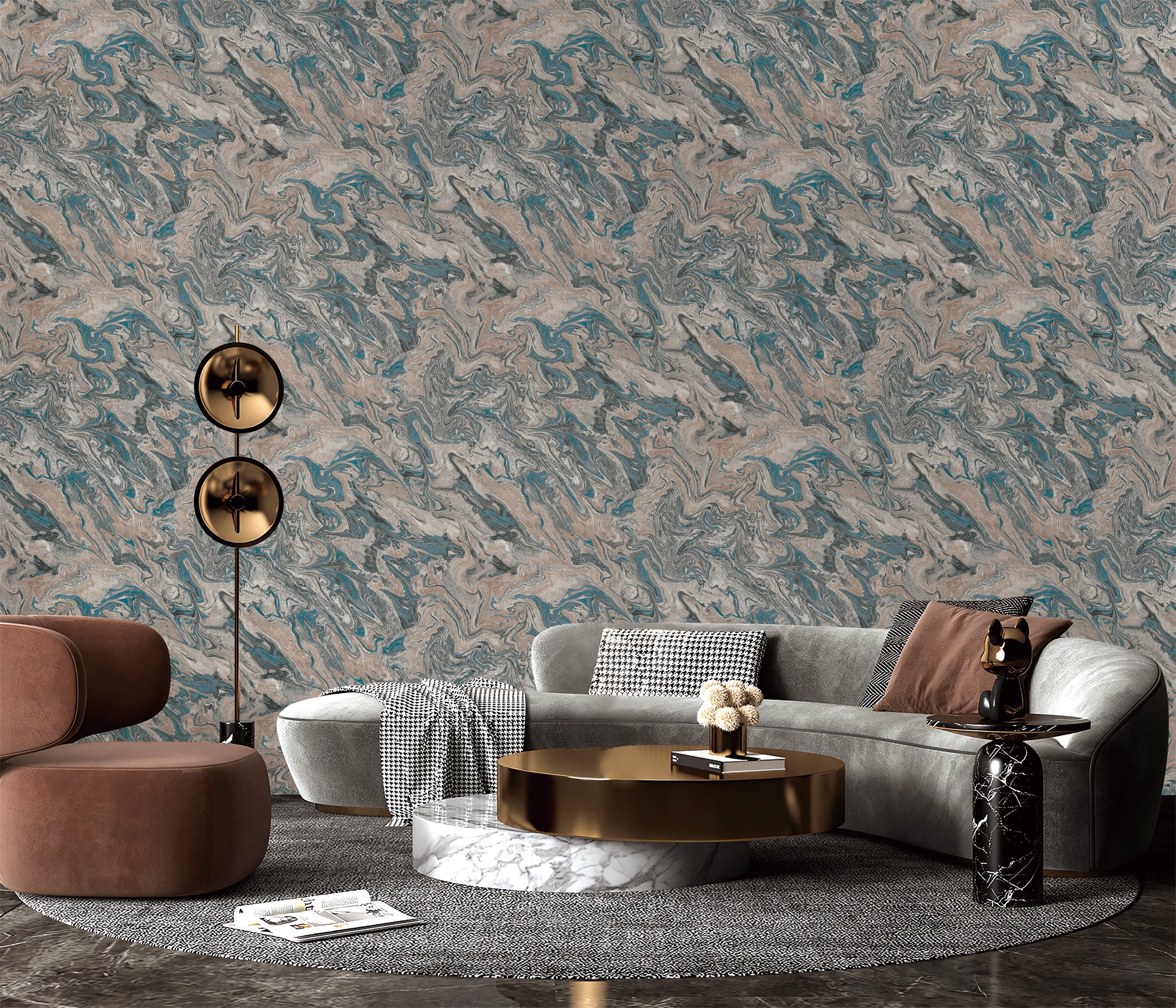 Papel de Colgadura Valentino 99937506 (Rollo Doble)