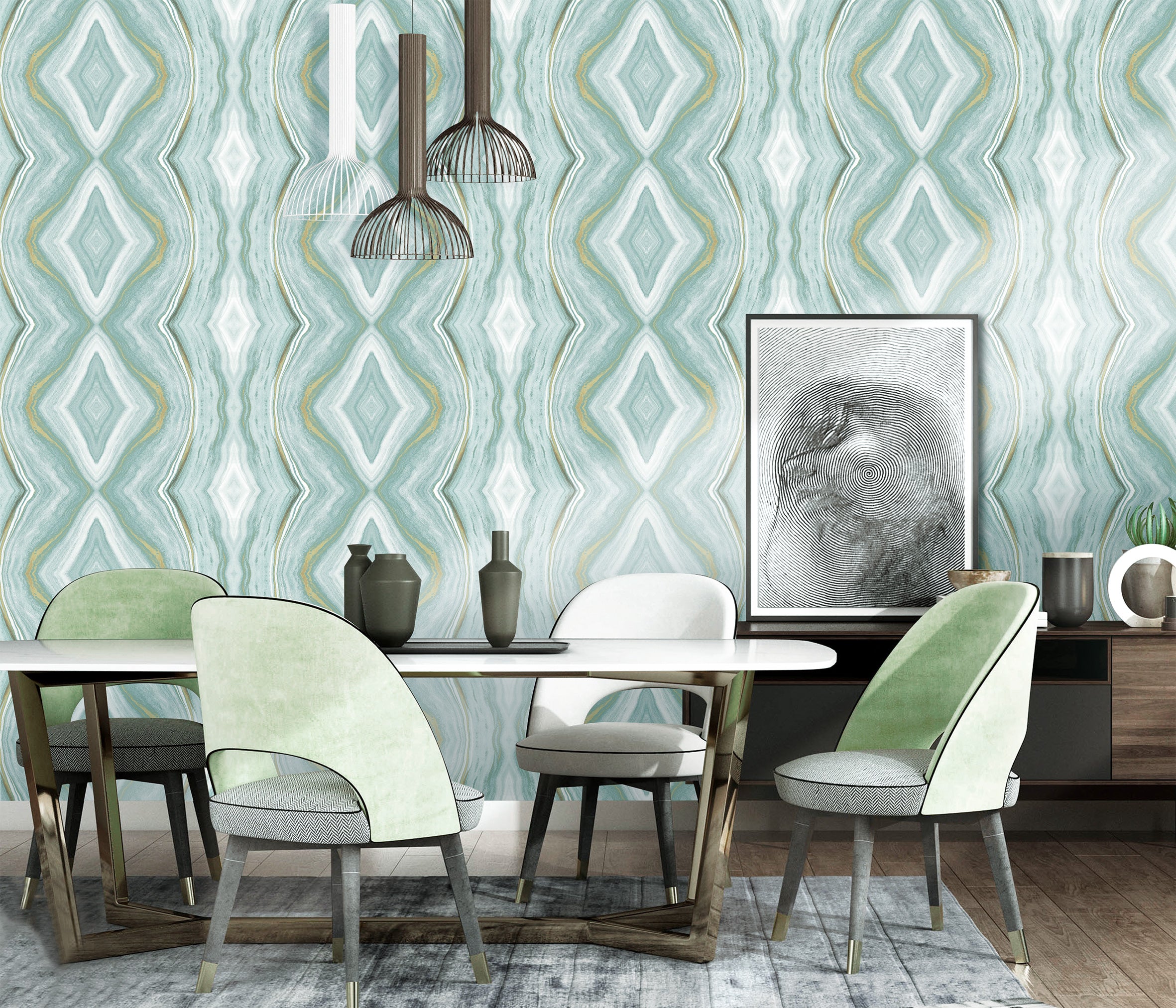 Papel de Colgadura Valentino B9990363 (Rollo Doble )