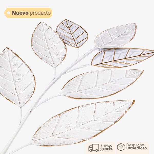 Aplique White Leaf