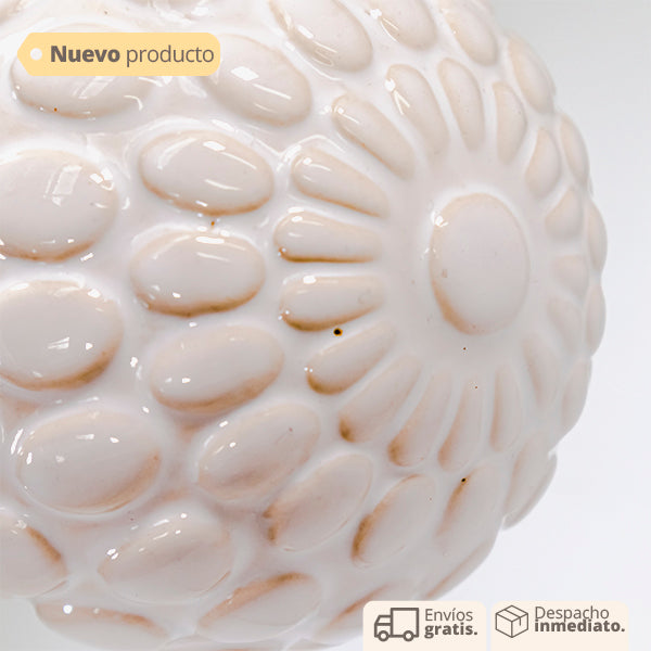 Esfera Decorativa White Flora