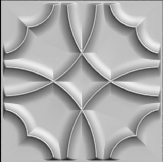 Pared 3D Indian (Lámina)