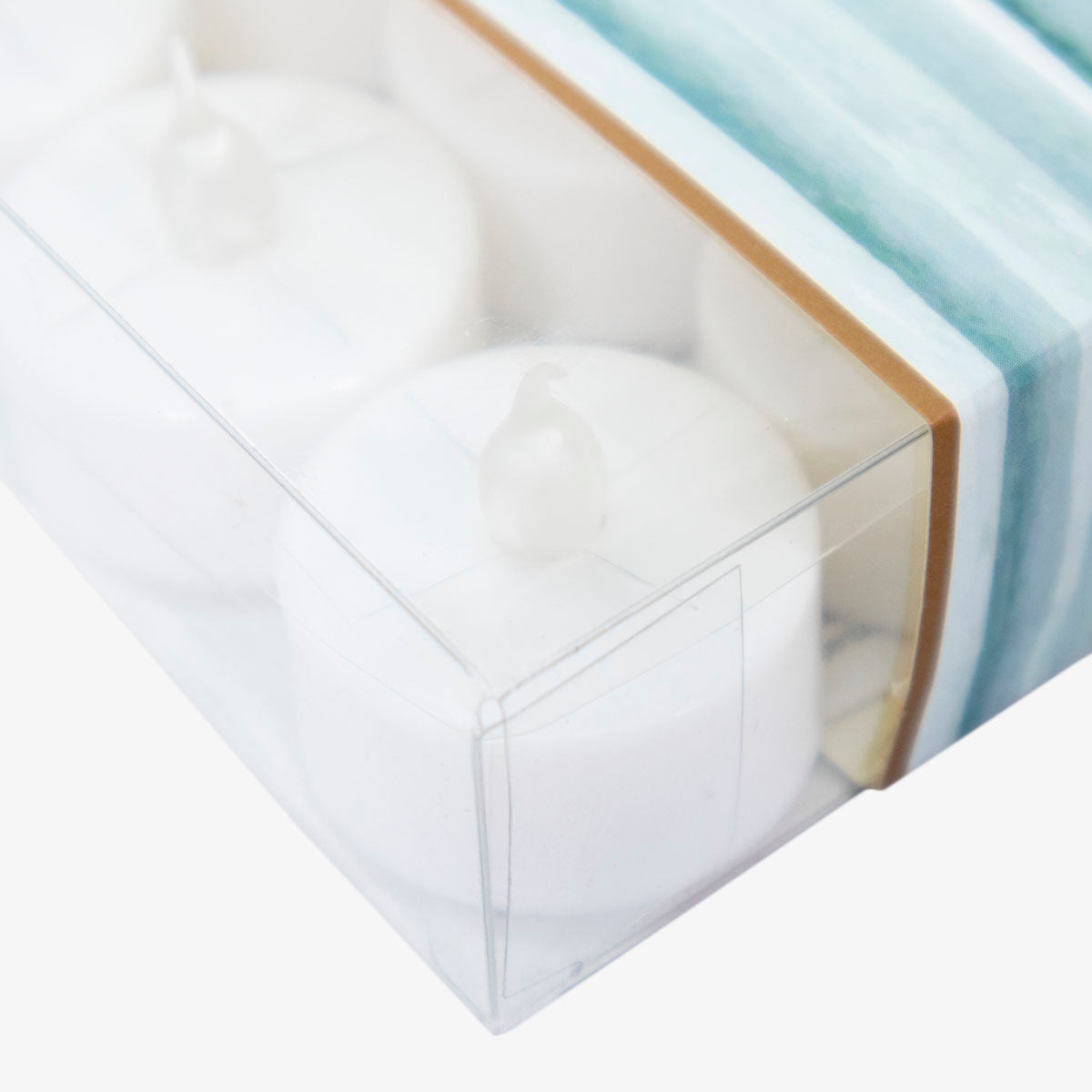 velas eléctricas led blancas pequeñas caja por 12