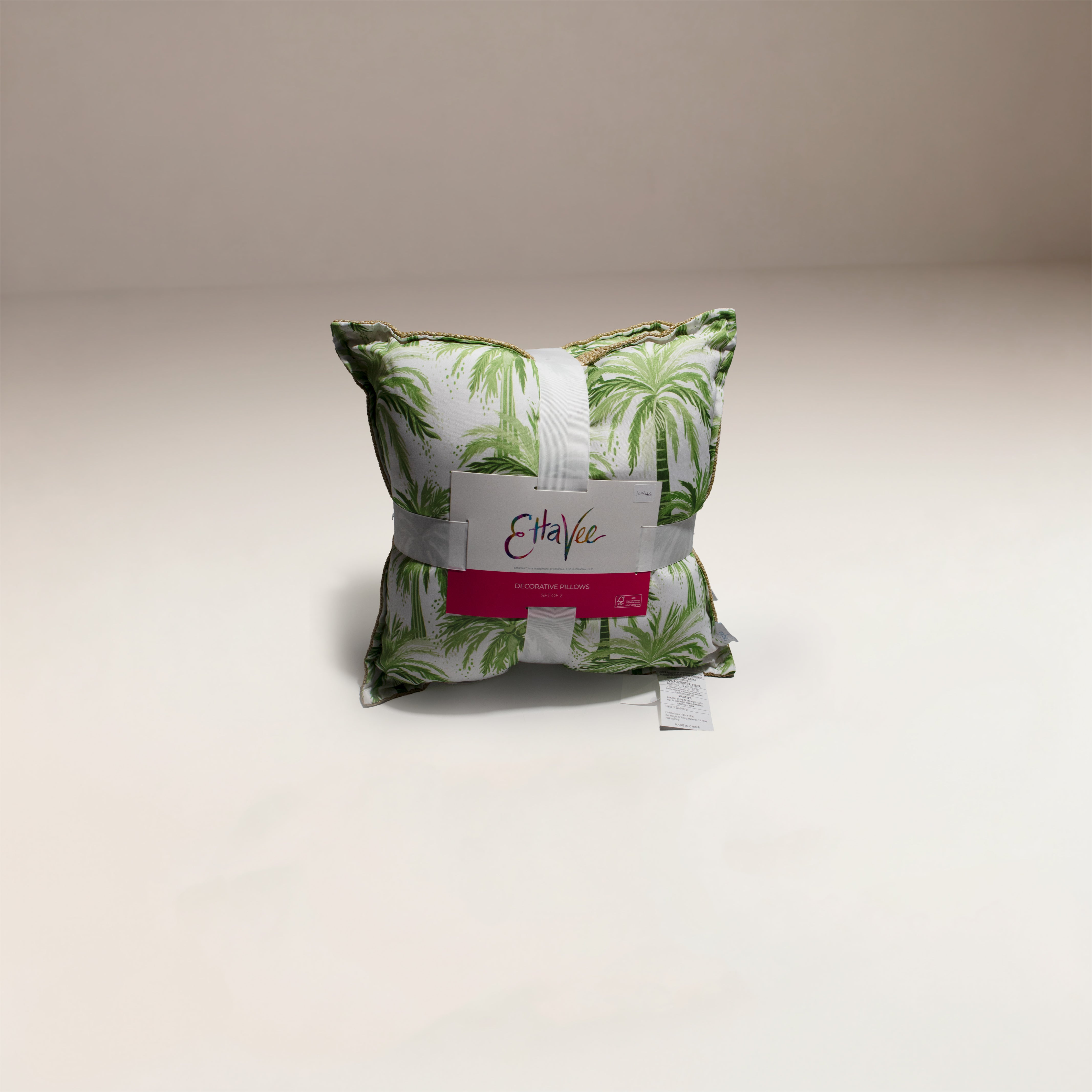 Set de 2 Cojines Palm Tree