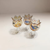 Copa Decorativa de Vidrio Italiano "Decor Glass