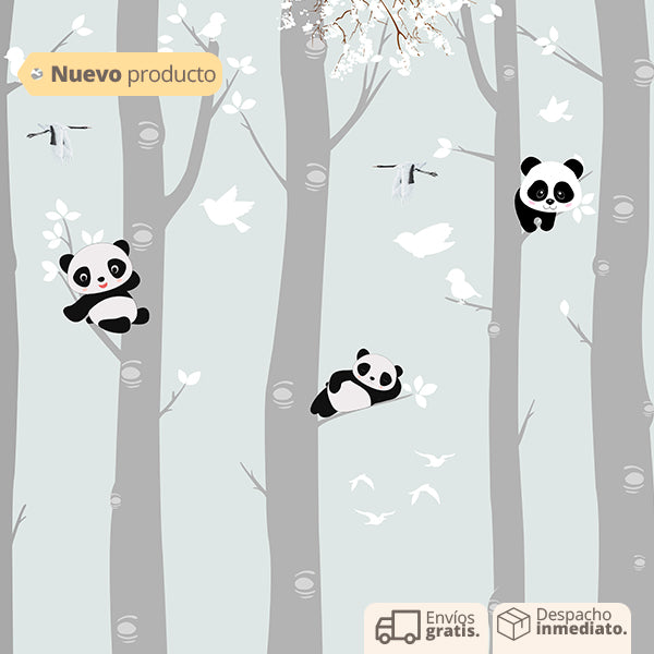 PAPEL COLGADURA PERSONALIZADO PANDA BEAR