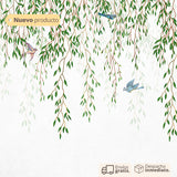 PAPEL COLGADURA PERSONALIZADO TROPICAL BIRD