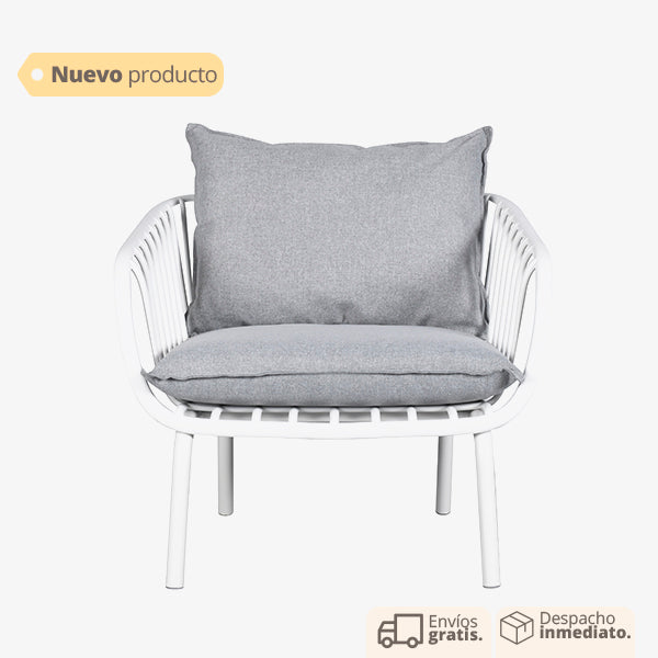 Silla Exterior Murano Light Grey