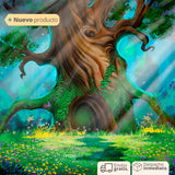 PAPEL COLGADURA PERSONALIZADO ENCHANTED FORREST