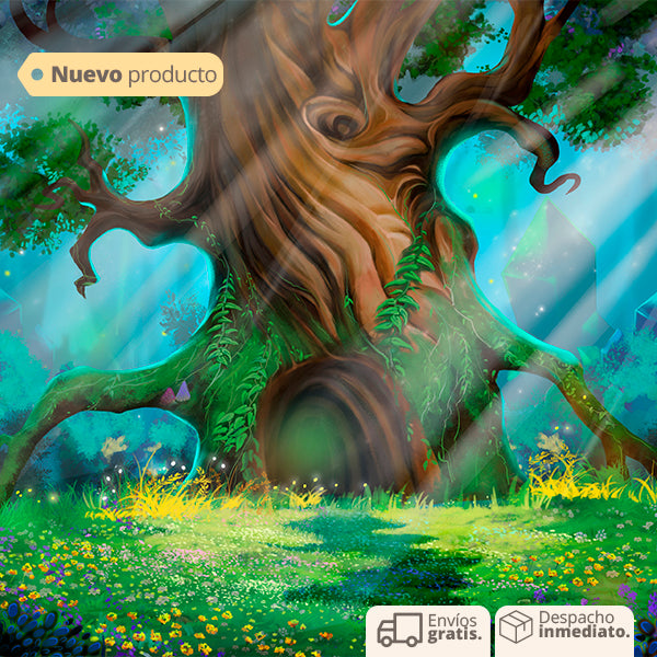 PAPEL COLGADURA PERSONALIZADO ENCHANTED FORREST