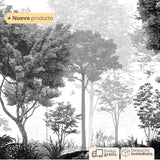 PAPEL COLGADURA PERSONALIZADO FORREST BLACK