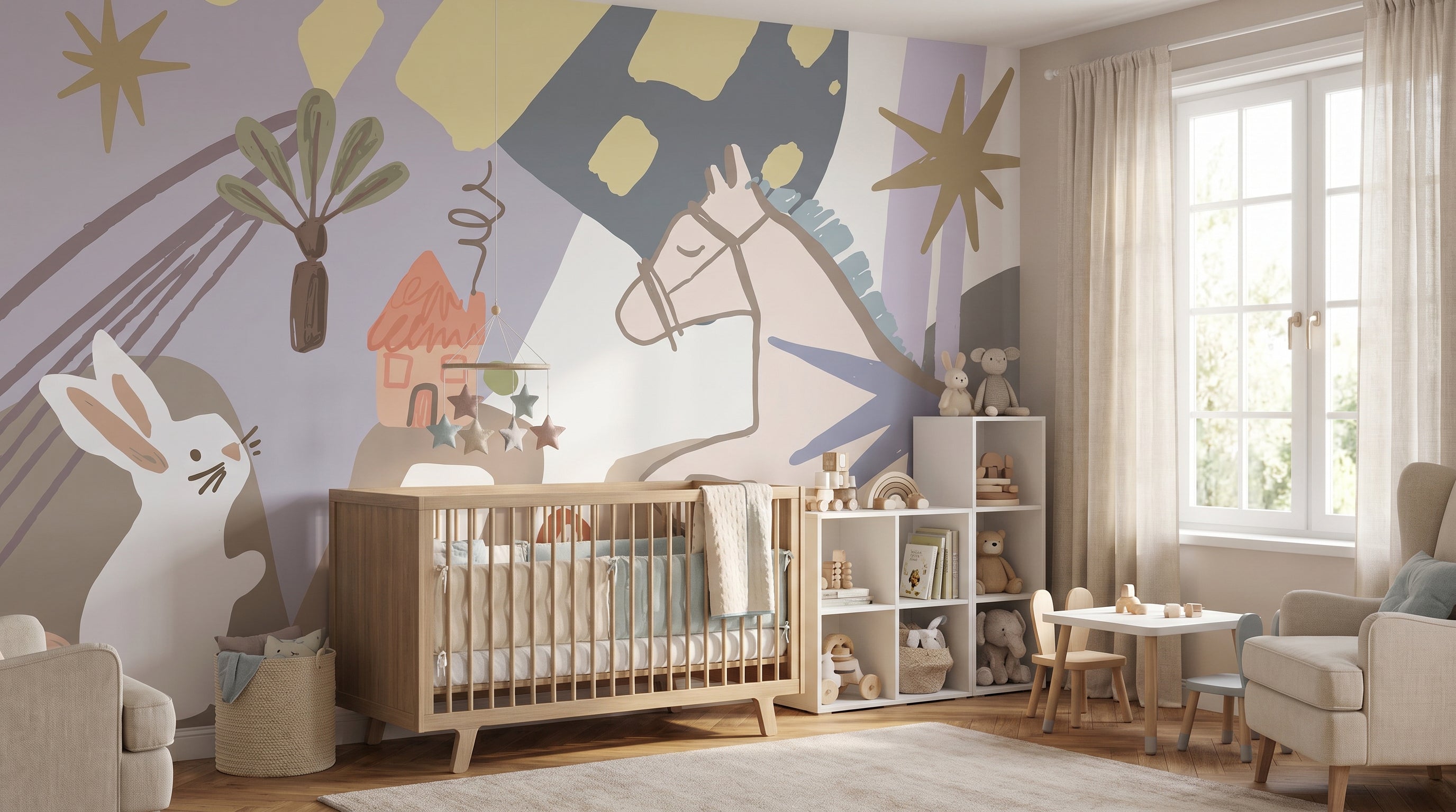 Papel de colgadura grondona calma Infantil