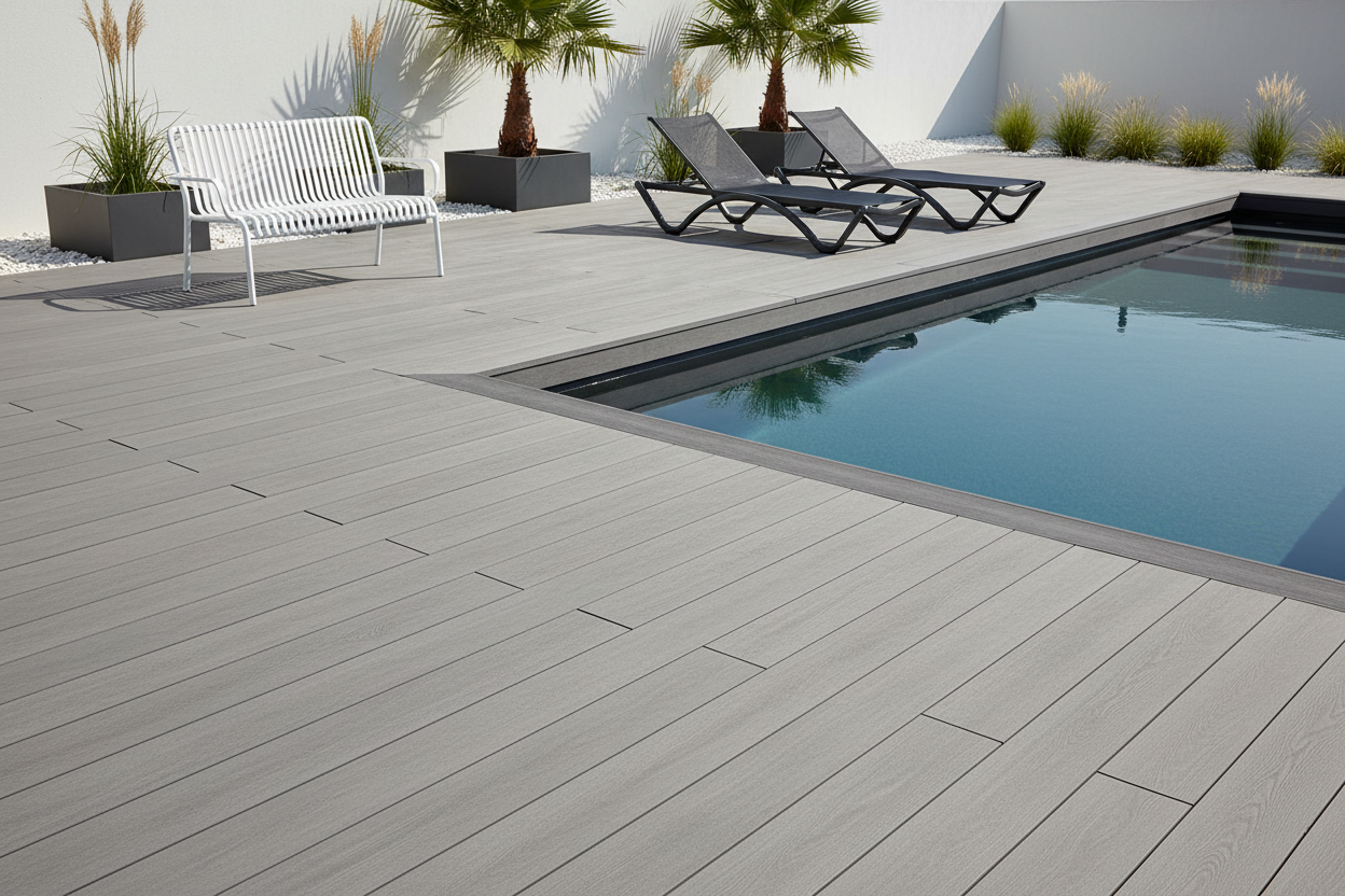 Deck Gris con muebles