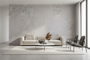 Render sala con Pared Piedra 2003