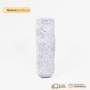 Jarrón decorativo blanco de cerámica de 37 cm