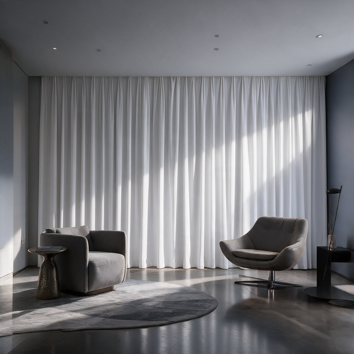 Tela Blackout 19088 White Mallorca