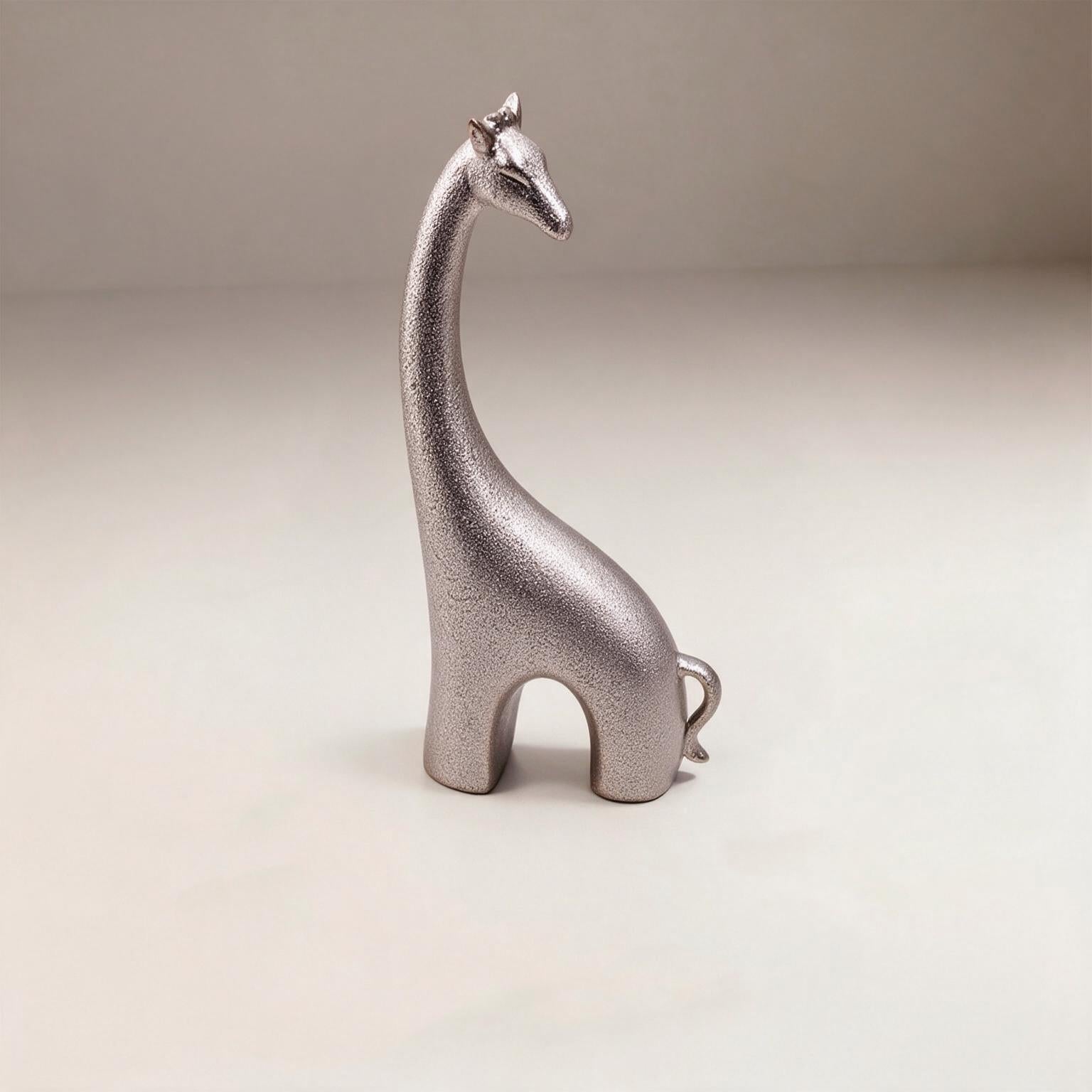 Escultura Golden Giraffe