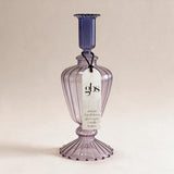 Candelabro de Vidrio Artesanal Morado – GBS Candle Holder