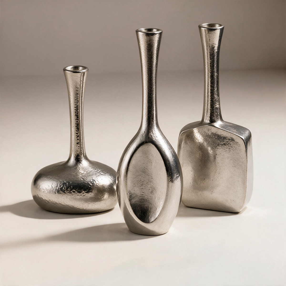SALE - Jarrón Silverton Set x3