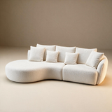 Sofa en L Glidden blanco