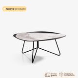 mesa de centro o mesa auxiliar estilo marmol
