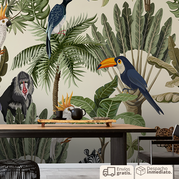 PAPEL COLGADURA PERSONALIZADO WILD JUNGLE