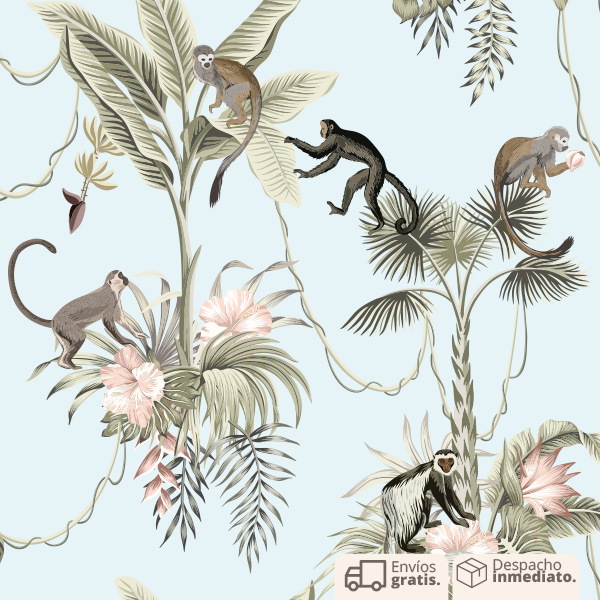 PAPEL COLGADURA PERSONALIZADO BLUE ZOO