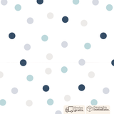 PAPEL COLGADURA PERSONALIZADO BLUE POINT PATTERN