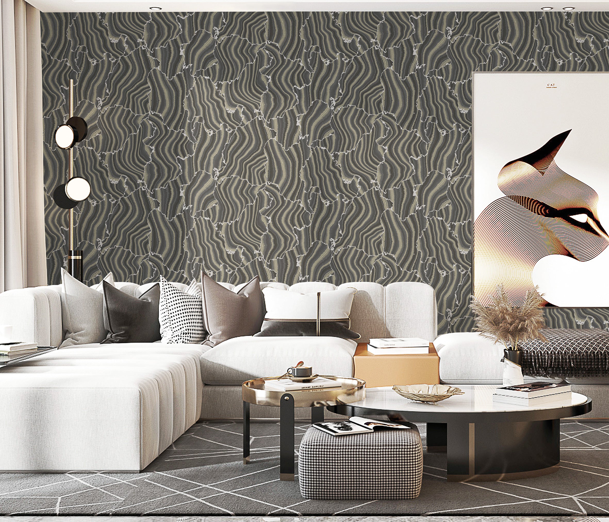 Papel de Colgadura Valentino 99953305 (Rollo Doble )