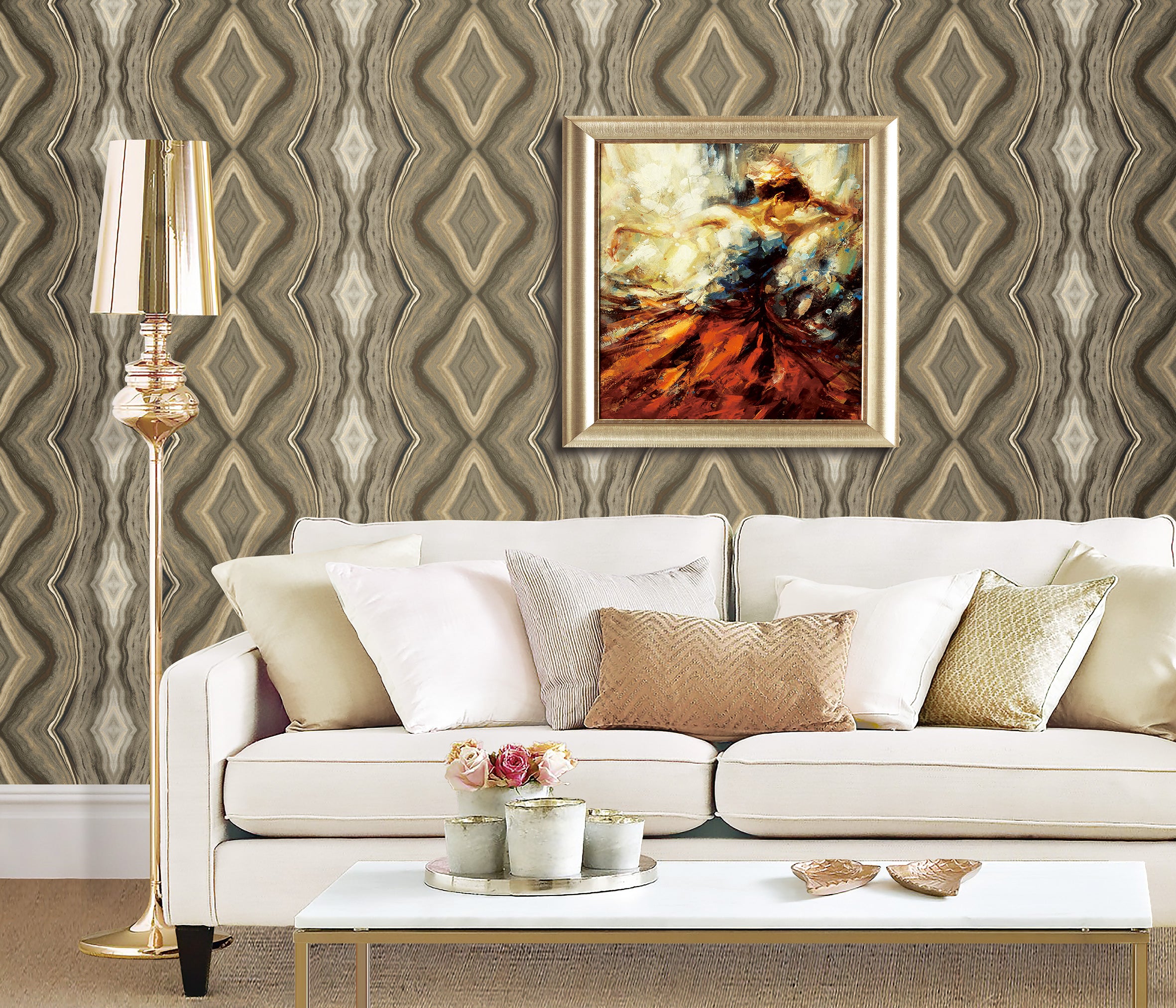 Papel de Colgadura Valentino B9990362 (Rollo Doble )