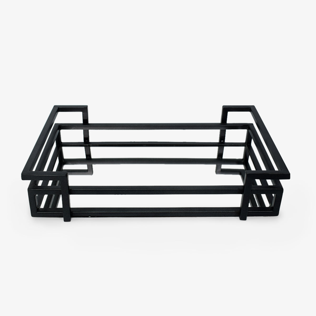 Bandeja ideal para usar en mesas auxiliares o complementar la decoración de la mesa de centro. Por sus colores y diseño es ideal para tus ambientes, solo en Vertihome. 