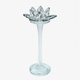 Candelabro Flor Cristal
