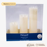 Vela Eléctrica Set x 3