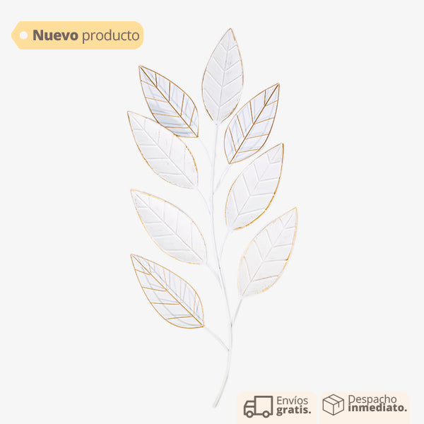 Aplique White  Leaf