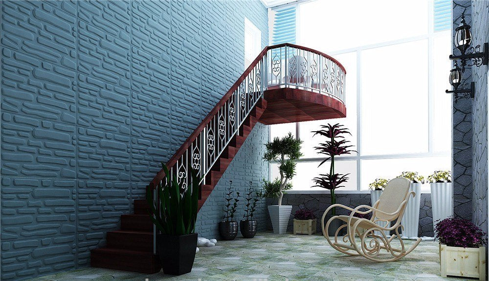 Pared 3D Brick (Lámina)